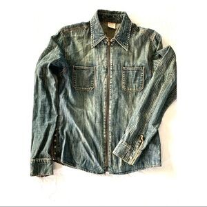 BKE Women’s Jean Top Size L